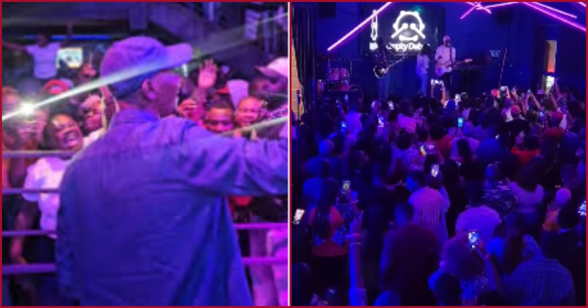 Mugithi star Samidoh during his show in London, the United Kingdom.